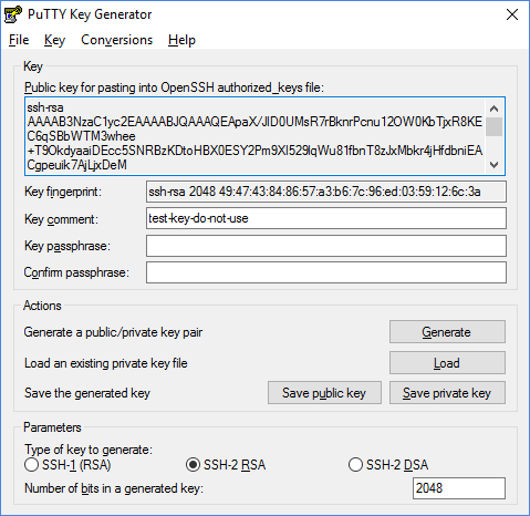 Putty Key Generator