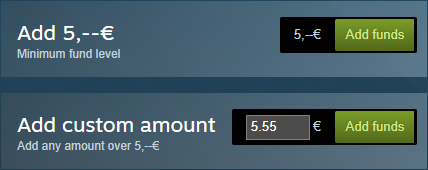Add custom amount option added by Enhanced Steam