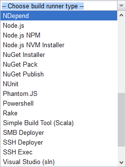 NDepend TeamCity Runner