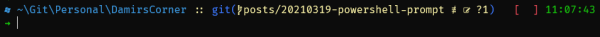My PowerShell prompt
