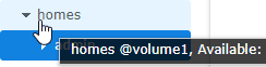 Tooltip with volume information