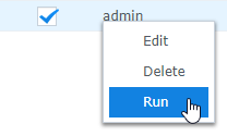 Run scheduled task on demand