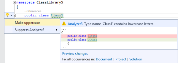 Diagnostic analyzer template in action