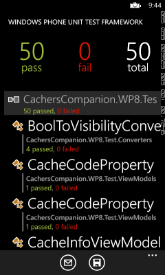 WP Unit Test Results