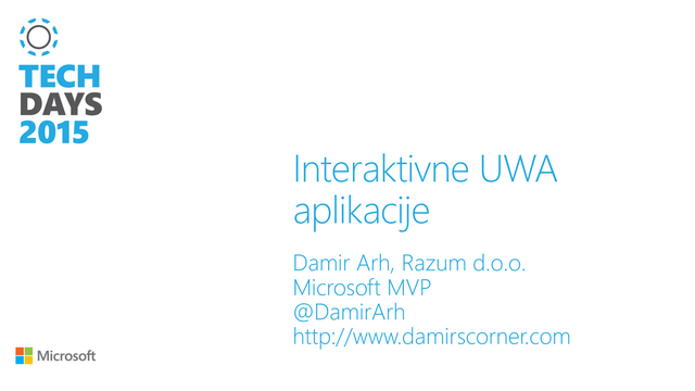 Interactive UWP Applications