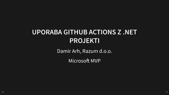 Using GitHub Actions to build .NET projects