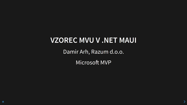 Model-View-Update pattern in .NET MAUI