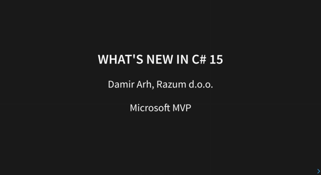 What's new in C# 15